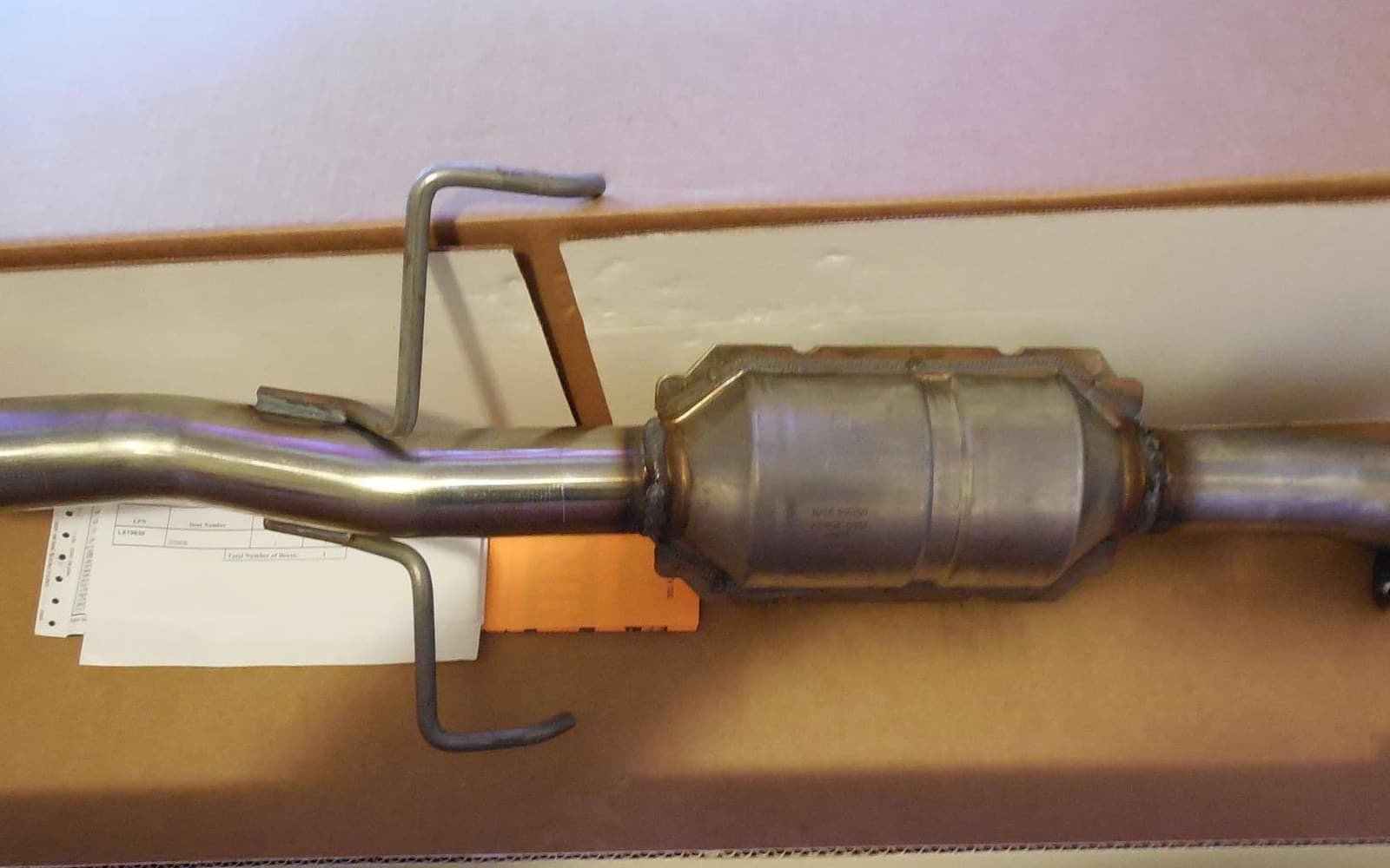 Magnaflow catalytic converter product photo used to illustrate a catted downpipe section