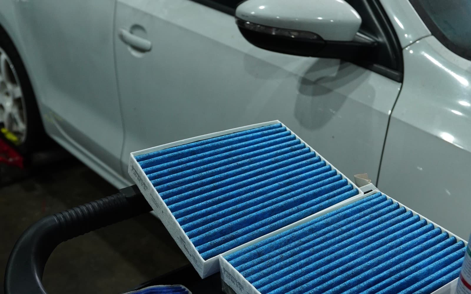 Cabin filters ready during a PMS at BVT