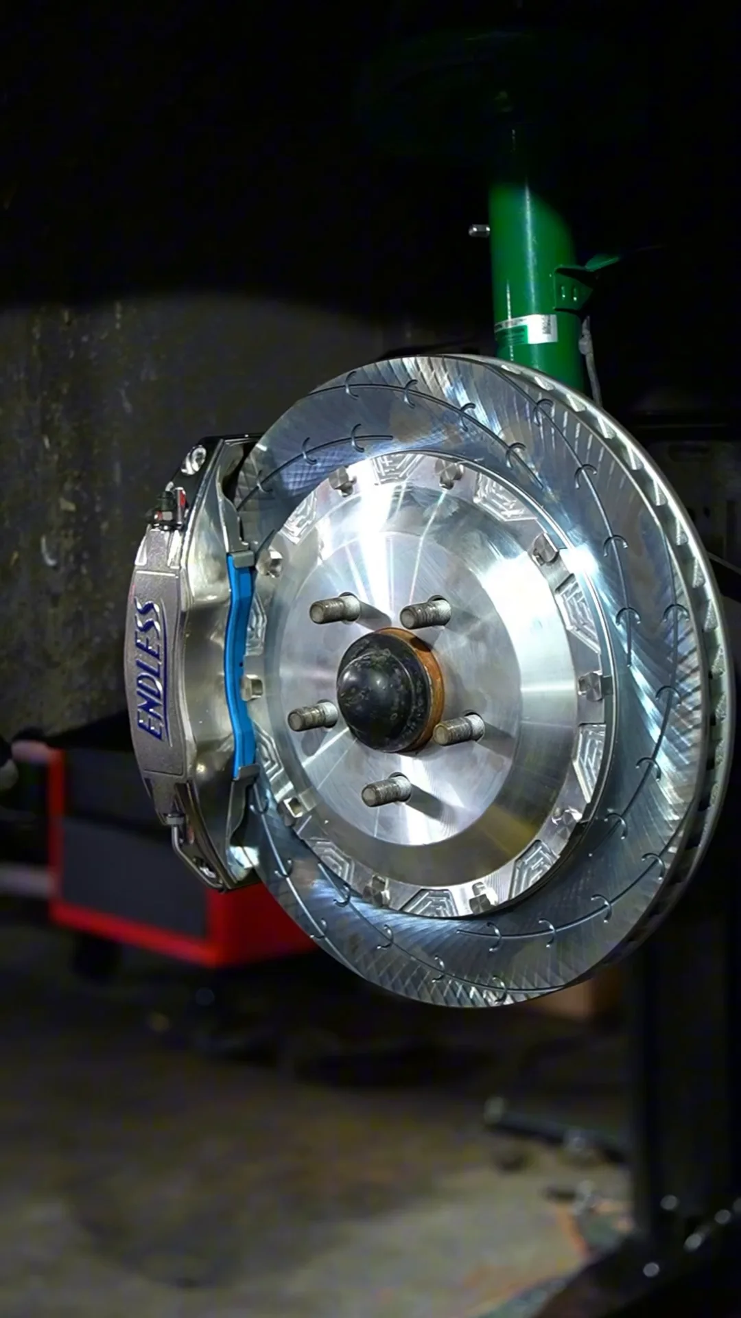 Ford Mustang GT: Endless big brake kit, a still from BVT Tuning's film of the job