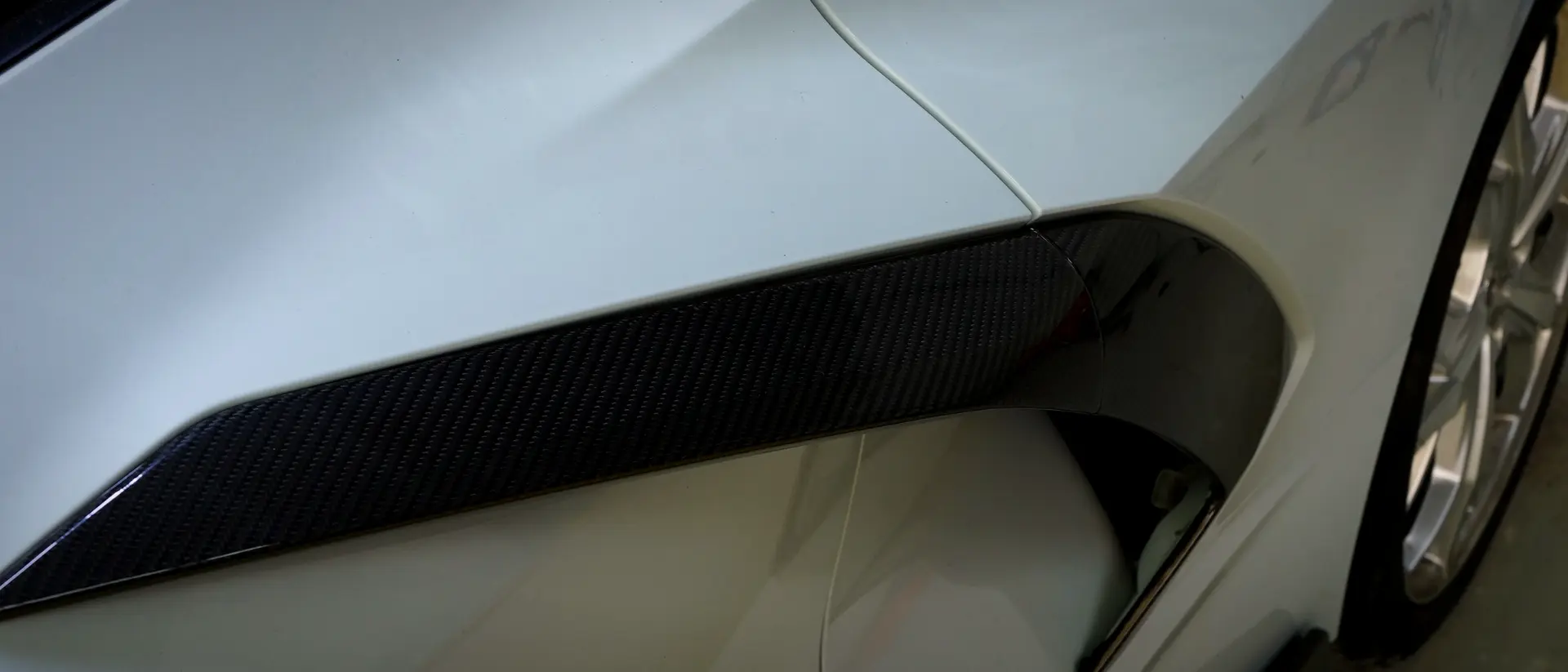 Chevrolet Corvette C8 carbon fiber intake in the BVT workshop